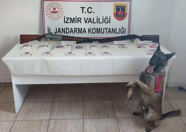 Torbalı'da Ruhsatsız Av Tüfeği ve Uyuşturucu ile 3 Gözaltı