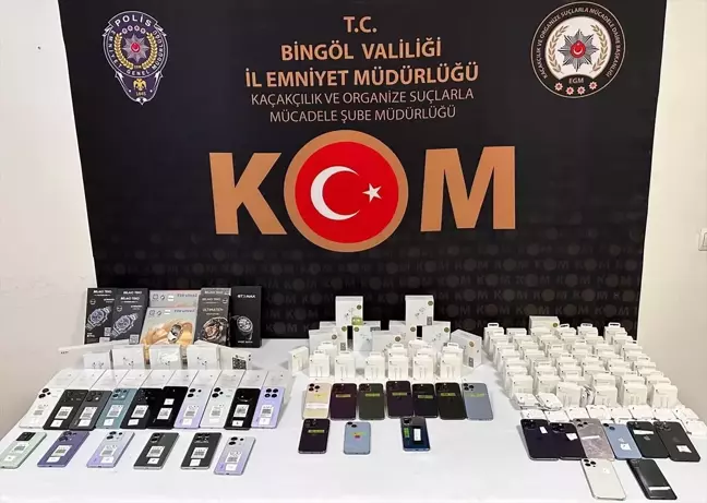 Bingöl'de Kaçakçılık Operasyonu: 1 Şüpheli Adli İşleme Tabii Tutuldu