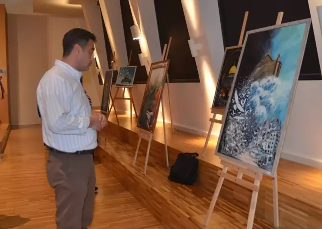 Konya'da Kudüs ve Gazze Temalı Resim Sergisi Açıldı