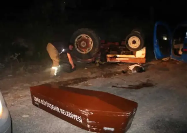 Devrilen Traktörün Altında Kalan Sürücüsü Öldü
