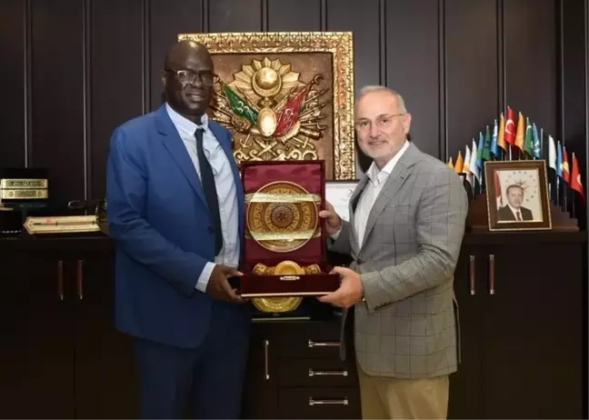 OMÜ Rektörü Ünal, Senegalli mevkidaşı Mbaye'yi ağırladı