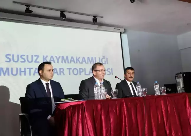 Kars Valisi Ziya Polat, Susuzlu Muhtarlarla Toplantı Yaptı