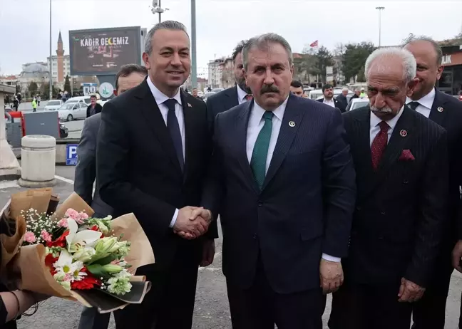 BBP Genel Başkanı Mustafa Destici, Sivas Belediye Başkanı Adem Uzun'u ziyaret etti