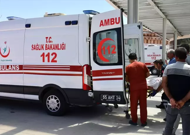 Samsun'da Elektrik Akımına Kapılan 3 İşçi Yaralandı