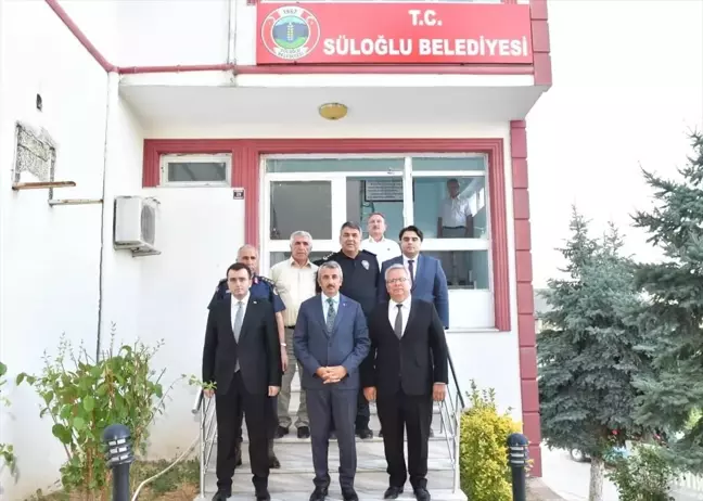 Edirne Valisi Yunus Sezer Süloğlu ve Lalapaşa ilçelerini ziyaret etti