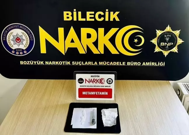 Bilecik'te Uyuşturucu Bulunan Zanlıya İşlem Yapıldı