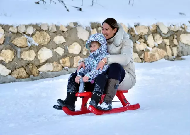 Ilgaz Yurduntepe Kayak Merkezi'nde Kızak Sezonu Erken Açıldı