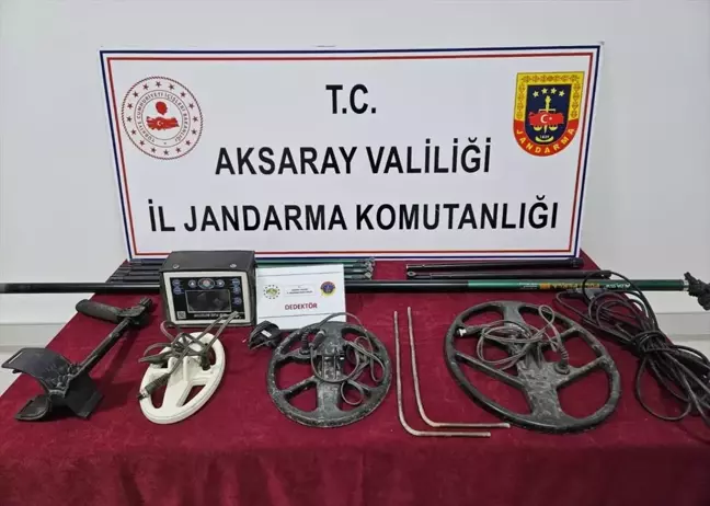 Aksaray'da Kaçak Kazı Yapan Kişi Gözaltına Alındı