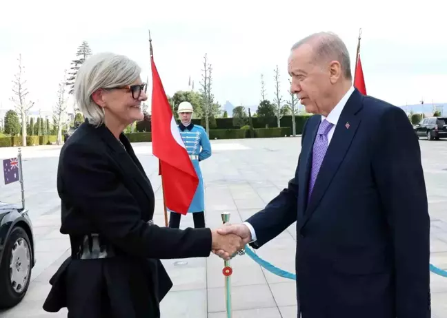 Cumhurbaşkanı Erdoğan, Avustralya Genel Valisi Mostyn'i kabul etti
