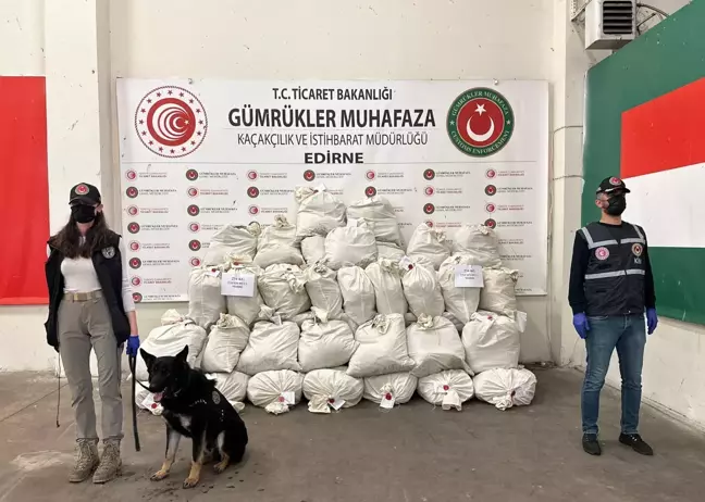 Kapıkule Sınır Kapısı'nda 234 Kilo Esrar Ele Geçirildi
