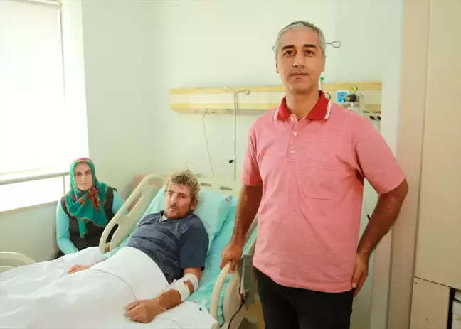 Başına Demir Saplanan İşçi Yoğun Bakımdan Çıktı