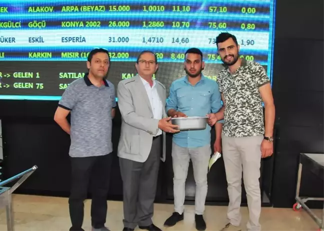 KTB'de ilk mahsul arpa kilogramı 15.5 TL