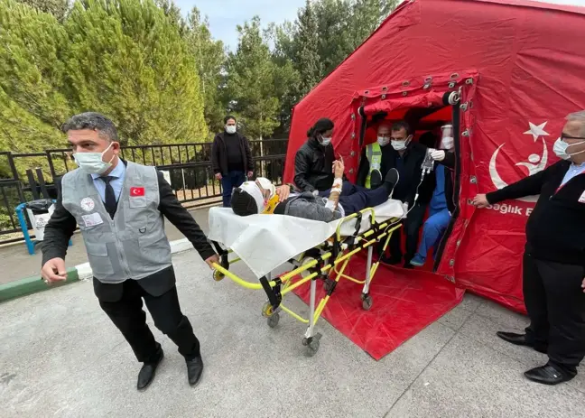 Son dakika haberleri! Osmaniye Devlet Hastanesi'nde KBRN ve yangın tatbikatı yapıldı