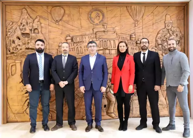 NERO Başkanı Onur ve Yönetiminden Rektör Aktekin'e Ziyaret