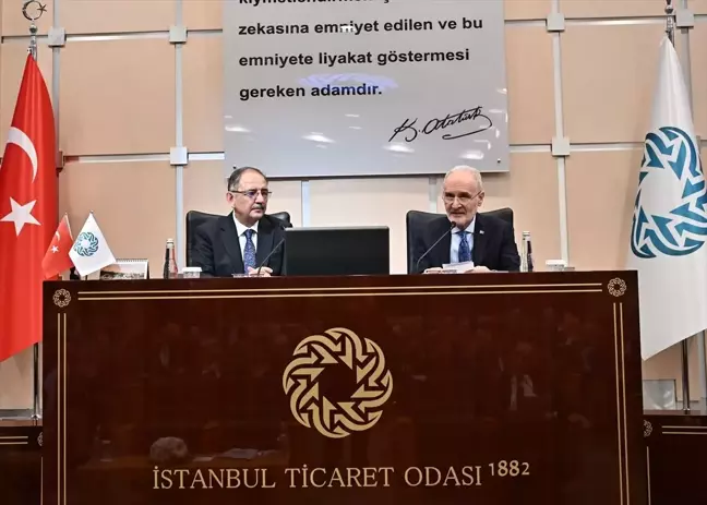 İstanbul Ticaret Odası Başkanı Şekib Avdagiç'ten kentsel dönüşüm önerileri