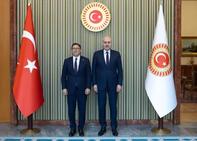 TBMM Başkanı Numan Kurtulmuş, Kamboçya Başbakan Yardımcısı ve Dışişleri Bakanı Sok Chenda Sophea'yı kabul etti
