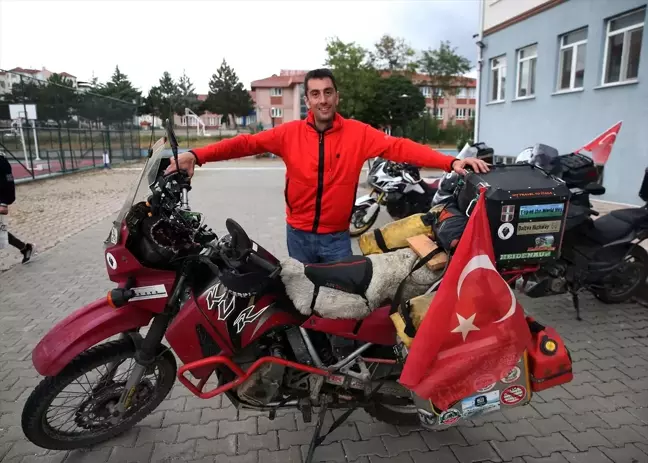 Şilili Motosikletçi İstiklal Sürüşü'ne Katıldı