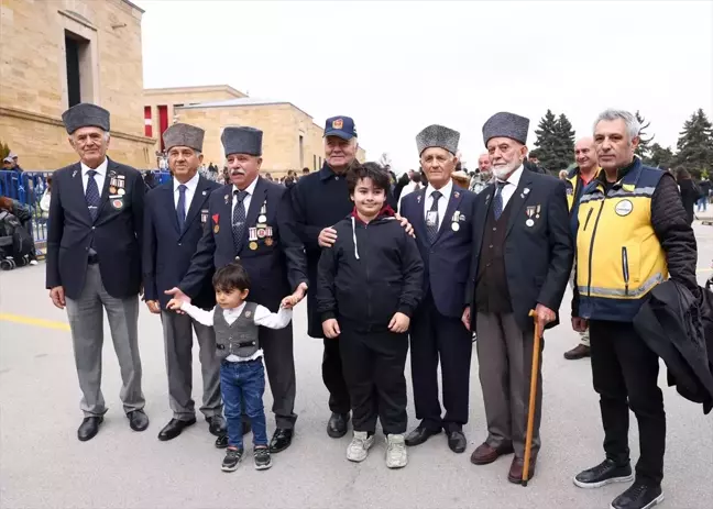 Kore Gazisi Şerafettin Baran, Anıtkabir'i ziyaret etti