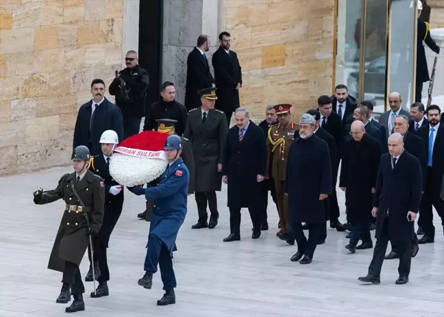 Umman Sultanı Heysem bin Tarık Anıtkabir'i Ziyaret Etti