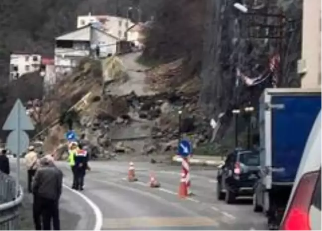 Giresun'da heyelan