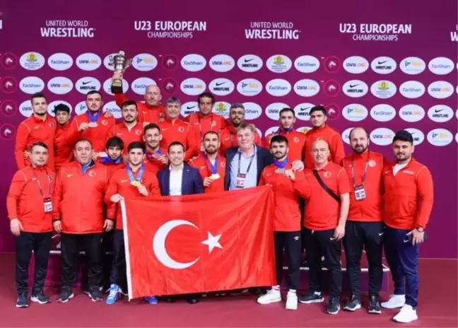 23 yaş altı güreşçilerden Avrupa'da tarihi başarı