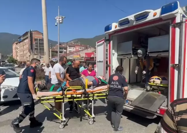 Karabük'te otomobilin çarptığı yaya yaralandı