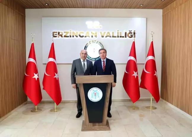 Azerbaycan Kars Başkonsolosu Erzincan Valisi'ni ziyaret etti