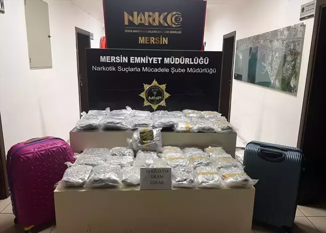 Mersin ve Adana'da Uyuşturucu Operasyonu: 33 Kilogram Esrar Ele Geçirildi