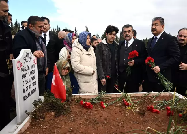 Milli Eğitim Bakanı Yusuf Tekin Osmaniye'de Deprem Şehitlerini Andı