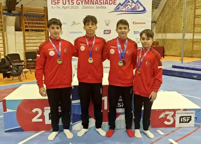 Hüseyin Emir Cünedioğlu, Sırbistan'da Altın ve Gümüş Madalya Kazandı