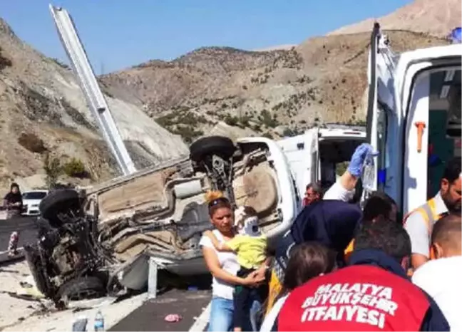 Malatya'daki Kazada 1 Yaşındaki Beril Nisa Öldü, 3 Yaralı