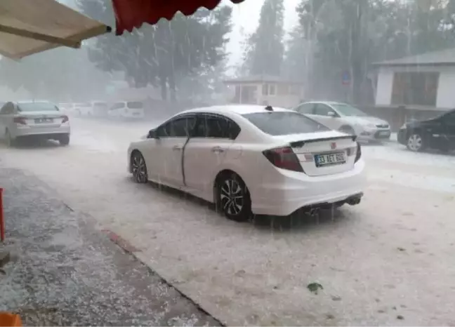 BURDUR'DA DOLU YAĞIŞI