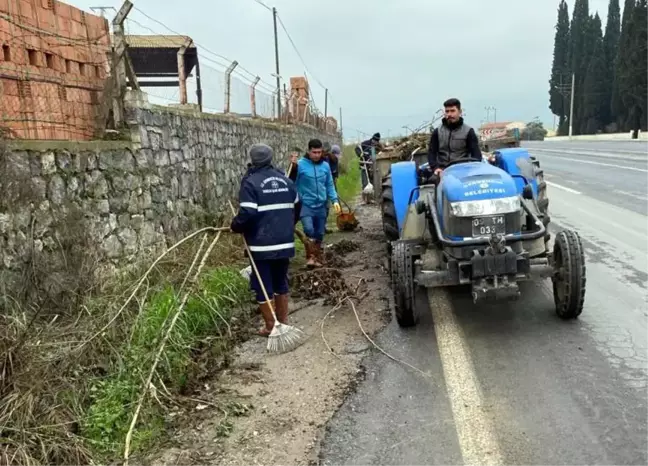 Germencik Belediyesi Yol ve Temizlik Çalışmalarını Sürdürüyor