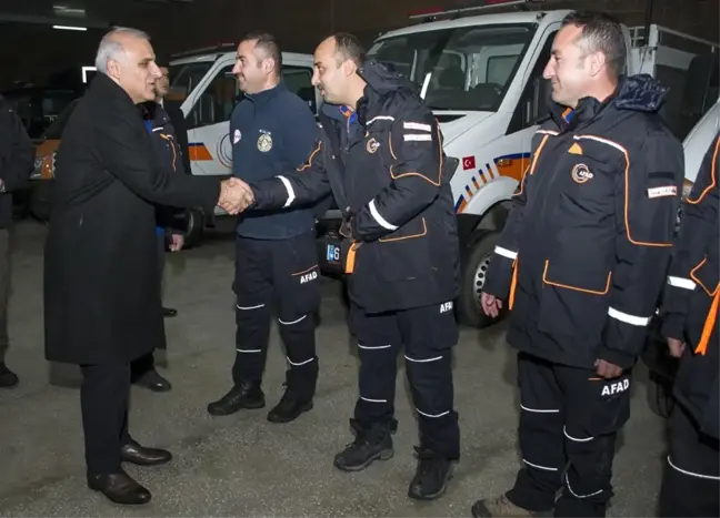 Vali Zorluoğlu'ndan Afad İl Müdürlüğüne Ziyaret