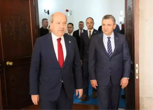 KKTC Cumhurbaşkanı Ersin Tatar, Antalya Valisi Hulusi Şahin'i Ziyaret Etti
