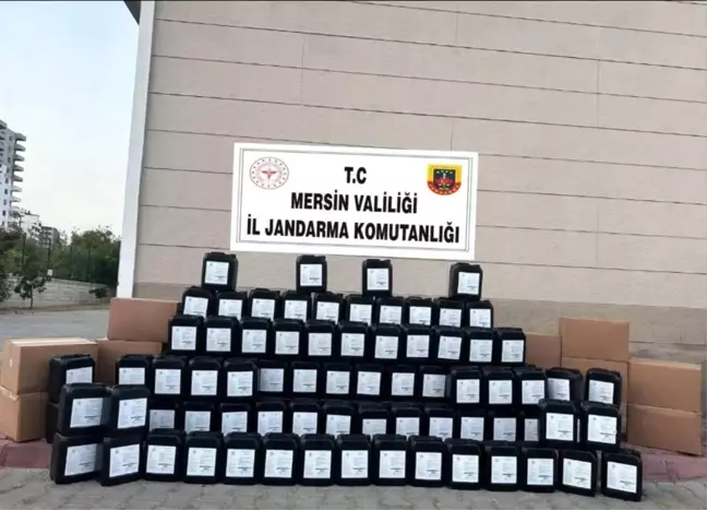 Mersin'de Sahte İçki Operasyonu: 2 Bin 140 Litre Etil Alkol Ele Geçirildi