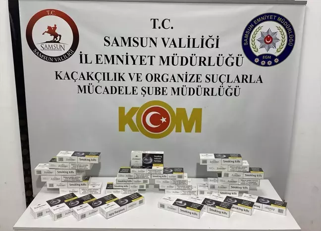 Samsun'da Kaçak Tütün Operasyonu: Bir Gözaltı