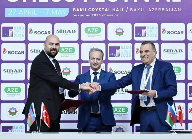 Türkiye ve Azerbaycan Satranç Federasyonları Arasında İş Birliği Protokolü İmzalandı