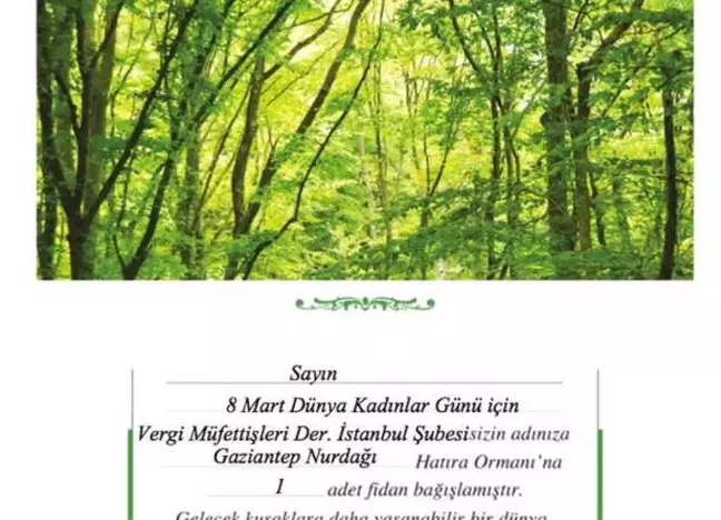 Maliye Bakanlığı Müfettişlerinden Dikkat Çeken Dünya Kadınlar Günü Hediyesi