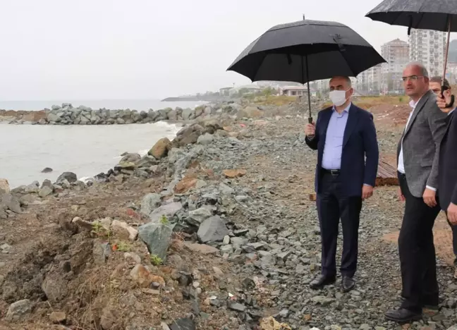 Rize'de Portakallık-İslampaşa Sahil Projesi ikinci etabı başladı