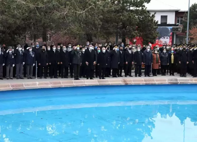 Erzurum'da 10 Kasım Atatürk'ü anma töreni