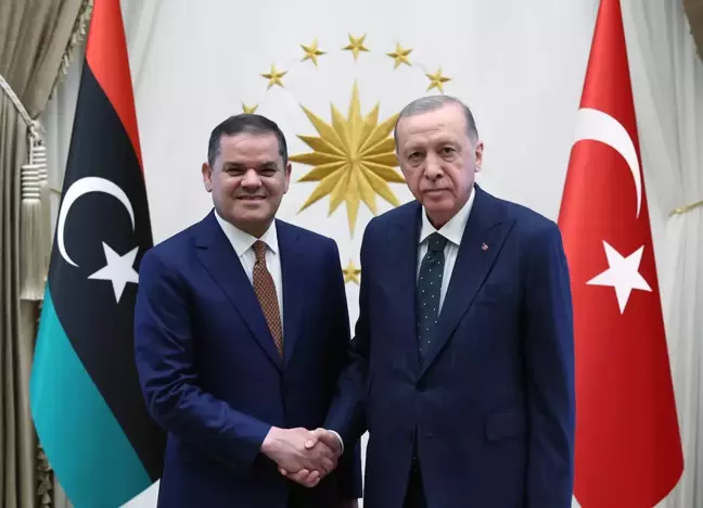 Cumhurbaşkanı Erdoğan, Libya Başbakanı Dibeybe'yi kabul etti