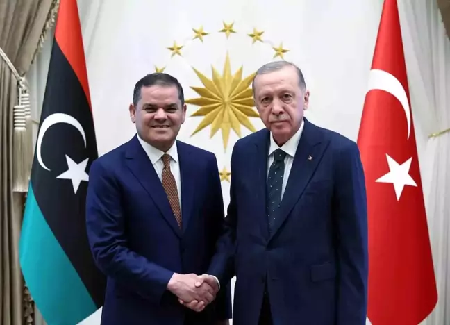 Cumhurbaşkanı Erdoğan, Libya Başbakanı Dibeybe'yi kabul etti