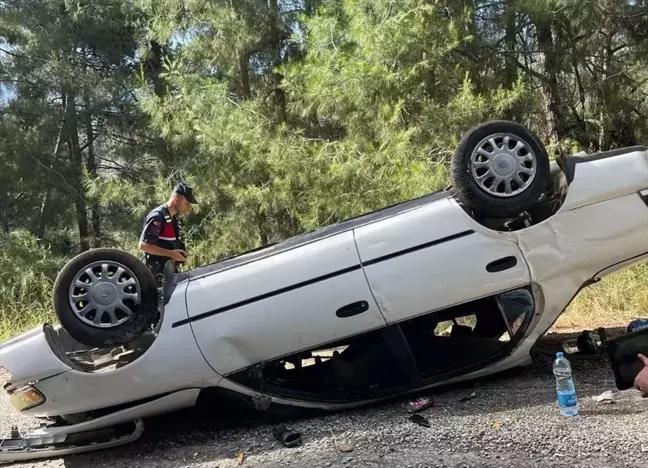 Mersin'de Otomobil Takla Attı: 1 Ölü, 2 Yaralı