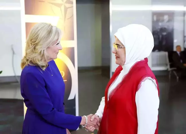 Emine Erdoğan, Jill Biden'ın ev sahipliğindeki resepsiyona katıldı