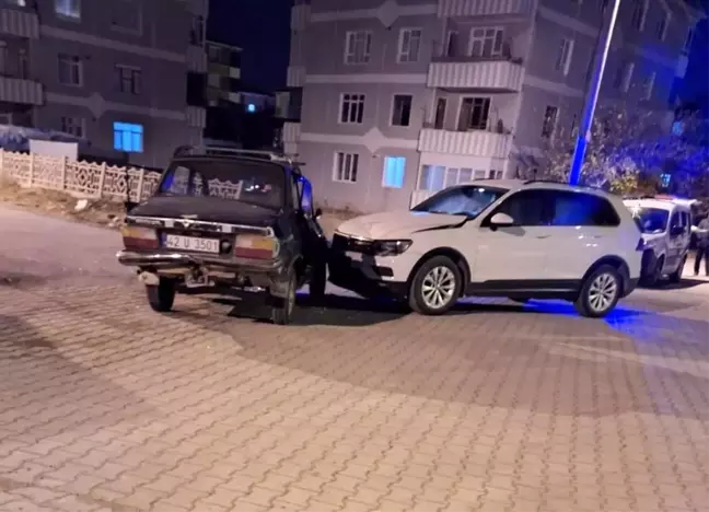 Konya'da Trafik Kazası: 1 Yaralı