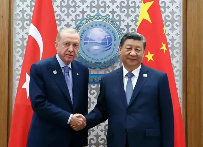 Cumhurbaşkanı Erdoğan, Kazakistan'da Çin ve Belarus liderleriyle görüştü