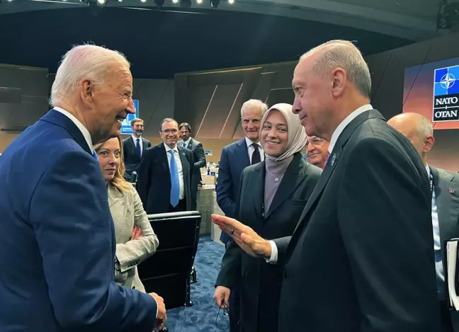 Erdoğan ve Biden, NATO Liderler Zirvesi'nde görüştü