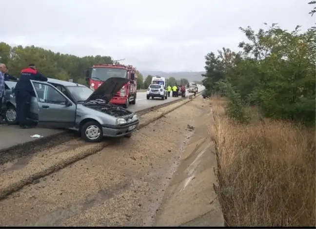 Karabük'te zincirleme kaza: 1 yaralı