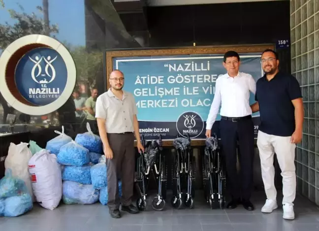Nazilli Engelsiz Engelliler Derneği 30 Bin Mavi Kapak Topladı
